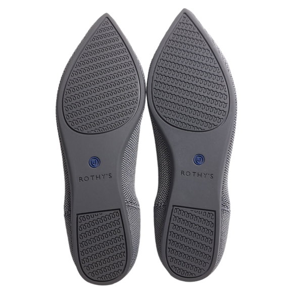Rothy's Women's The Point Grey Birdseye Knit Fabric Ballet‎ Slip On Flats 7 - Picture 12 of 16